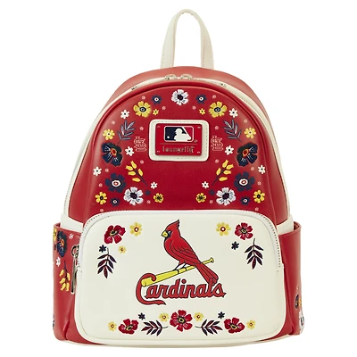 Loungefly St. Louis Cardinals Floral Mini Backpack