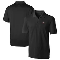 Men's Cutter & Buck  Black Georgia Bulldogs Alumni Logo Forge Stretch DryTec Polo