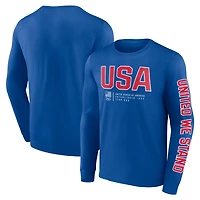 Men's Fanatics Royal Team USA Strive For Gold Long Sleeve T-Shirt