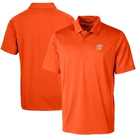 Men's Cutter & Buck  Orange Oklahoma State Cowboys Alumni Logo Prospect Textured Stretch Polo