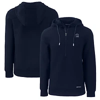 Men's Cutter & Buck  Navy Penn State Nittany Lions Alumni Logo Roam Eco Recycled Half-Zip Pullover Hoodie