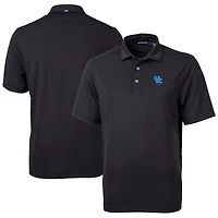 Men's Cutter & Buck  Black Kentucky Wildcats Alumni Logo Virtue Eco Pique Recycled Polo