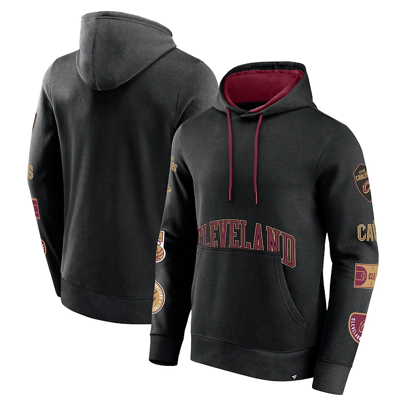 Men's Fanatics Black Cleveland Cavaliers Home Court Pullover Hoodie