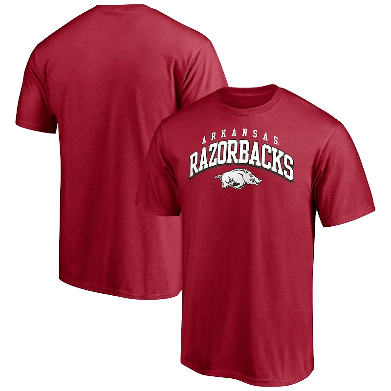 Men's Cardinal Arkansas Razorbacks Line Corps T-Shirt