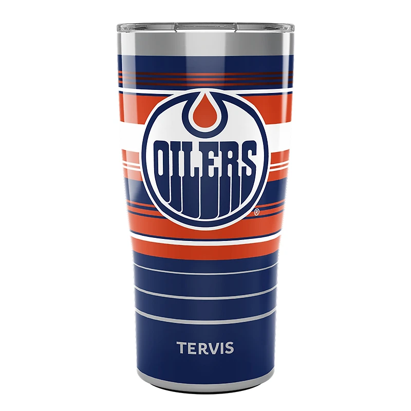 Tervis Edmonton Oilers 20oz. Hype Stripes Stainless Steel Tumbler