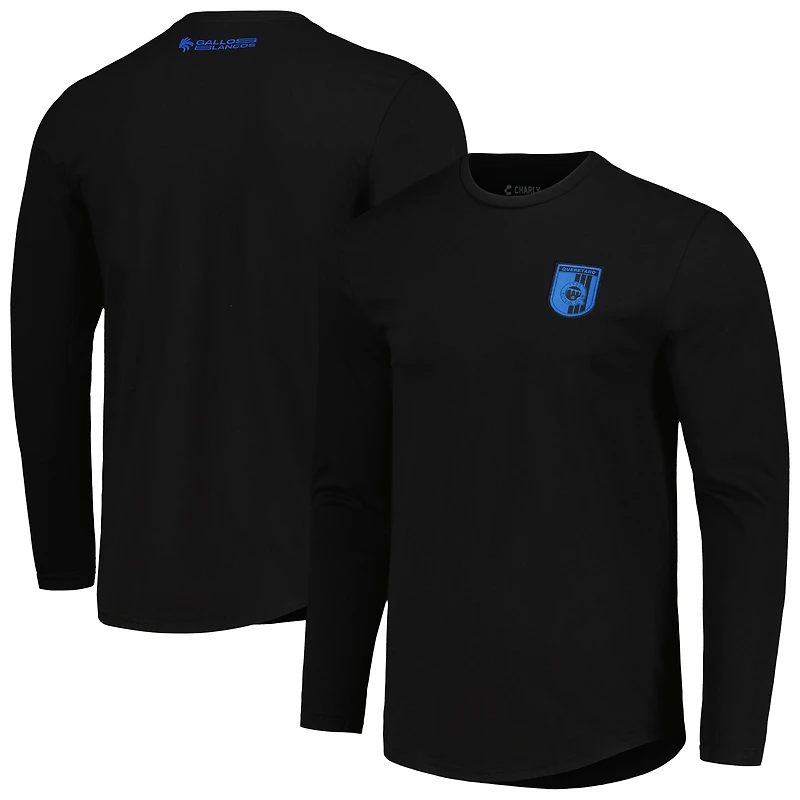 Men's Charly Black Queretaro FC Long Sleeve T-Shirt