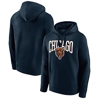 Men's Navy Chicago Bears Gridiron Classics Campus Standard Pullover Hoodie