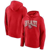Men's Scarlet San Francisco 49ers Gridiron Classics Campus Standard Pullover Hoodie