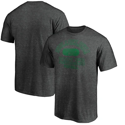 Men's Heather Charcoal Philadelphia Eagles Varsity Issued Throwback T-Shirt