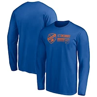 Men's Blue FC Cincinnati Delivering Victory Long Sleeve T-Shirt