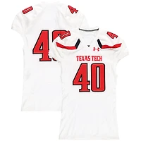 Texas Tech Red Raiders Team-Issued #40 White Jersey from the 2016 NCAA Football Season