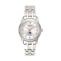 Women's Bulova  Silver Shawnee State Bears Silver-Tone Dial Stainless Steel Quartz Watch