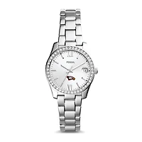 Women's Fossil  Silver Polk State College Eagles Scarlette Mini Three-Hand Date Watch