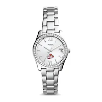 Women's Fossil  Silver St. Mary's Cardinals Scarlette Mini Three-Hand Date Watch
