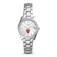 Women's Fossil  Silver Tampa Spartans Scarlette Mini Three-Hand Date Watch