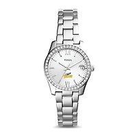 Women's Fossil  Silver Toledo Rockets Scarlette Mini Three-Hand Date Watch