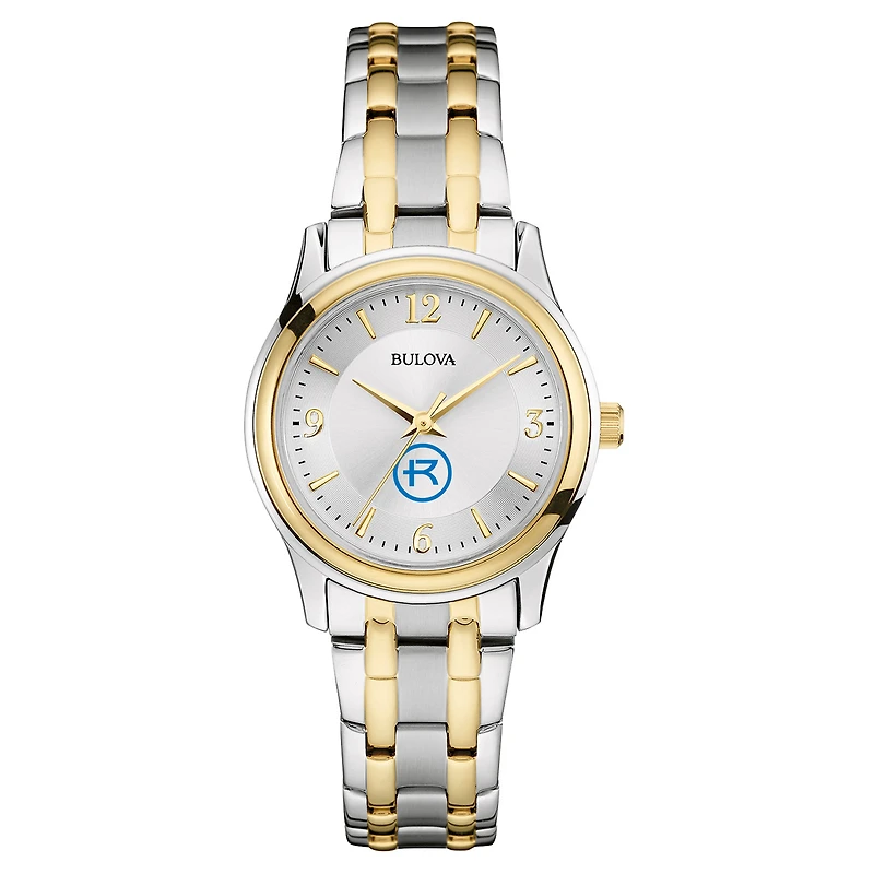 Women's Bulova Silver Rockhurst Hawks Two-Tone Stainless Steel Watch