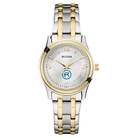 Women's Bulova  Silver Rockhurst Hawks Two-Tone Stainless Steel Watch