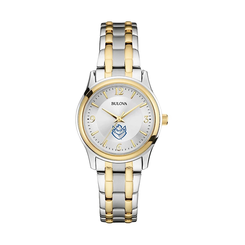 Women's Bulova Silver Saint Louis Billikens Two-Tone Stainless Steel Watch