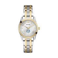 Women's Bulova  Silver Saint Louis Billikens Two-Tone Stainless Steel Watch