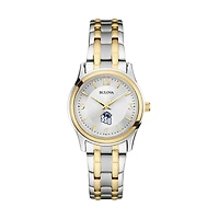 Women's Bulova  Silver Shawnee State Bears Two-Tone Stainless Steel Watch