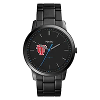 Men's Fossil  Black Tampa Spartans Minimalist Slim Stainless Steel Watch