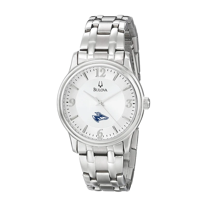 Men's Bulova  Silver Nebraska-Kearney Lopers Stainless Steel Quartz Watch