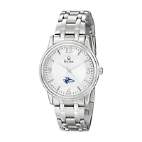 Men's Bulova  Silver Nebraska-Kearney Lopers Stainless Steel Quartz Watch
