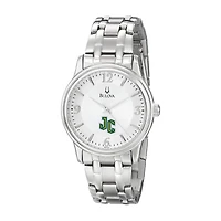 Men's Bulova  Silver New Jersey City Gothic Knights Stainless Steel Quartz Watch