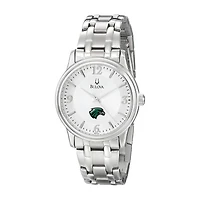 Men's Bulova  Silver Northeastern State Riverhawks Stainless Steel Quartz Watch
