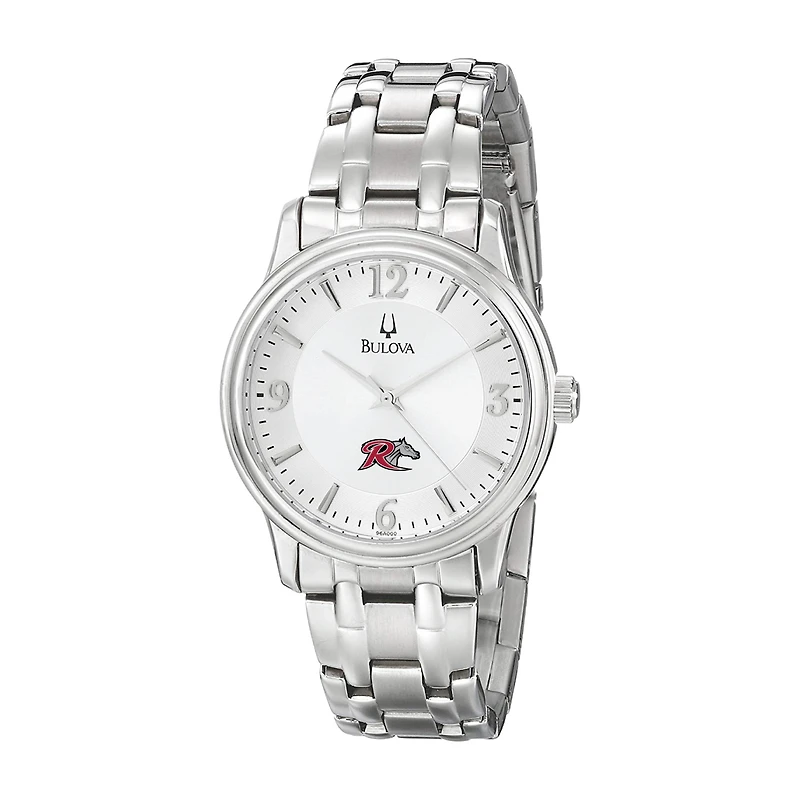 Men's Bulova  Silver Rider Broncs Stainless Steel Quartz Watch