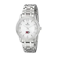 Men's Bulova  Silver Rider Broncs Stainless Steel Quartz Watch