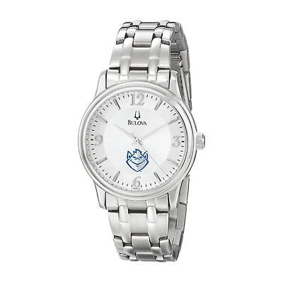 Men's Bulova  Silver Saint Louis Billikens Stainless Steel Quartz Watch