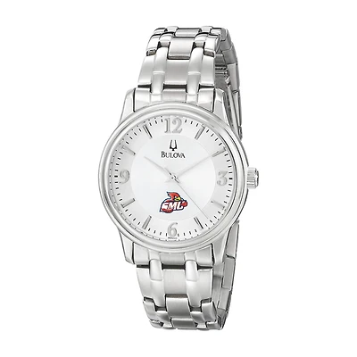 Men's Bulova  Silver St. Mary's Cardinals Stainless Steel Quartz Watch