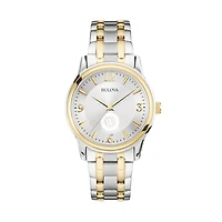 Men's Bulova  Silver/Gold Walsh College Two-Tone Stainless Steel Watch