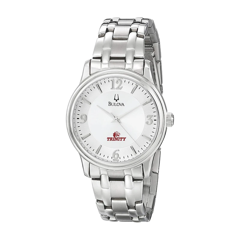 Men's Bulova Silver Trinity Tigers Stainless Steel Quartz Watch