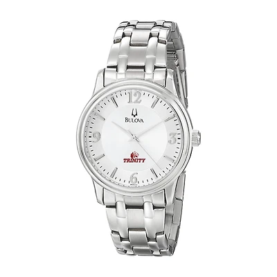 Men's Bulova  Silver Trinity Tigers Stainless Steel Quartz Watch