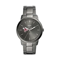 Men's Fossil  Gray Pierce College Raiders Minimalist Three-Hand Smoke Watch