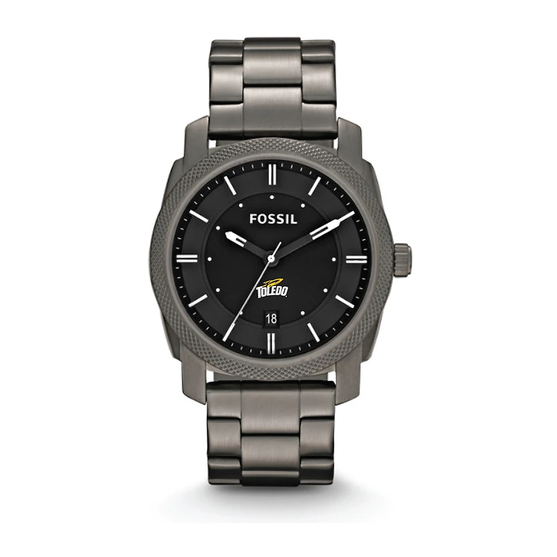 Men's Fossil Toledo Rockets Machine Smoke Stainless Steel Watch