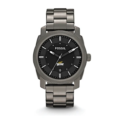 Men's Fossil Toledo Rockets Machine Smoke Stainless Steel Watch