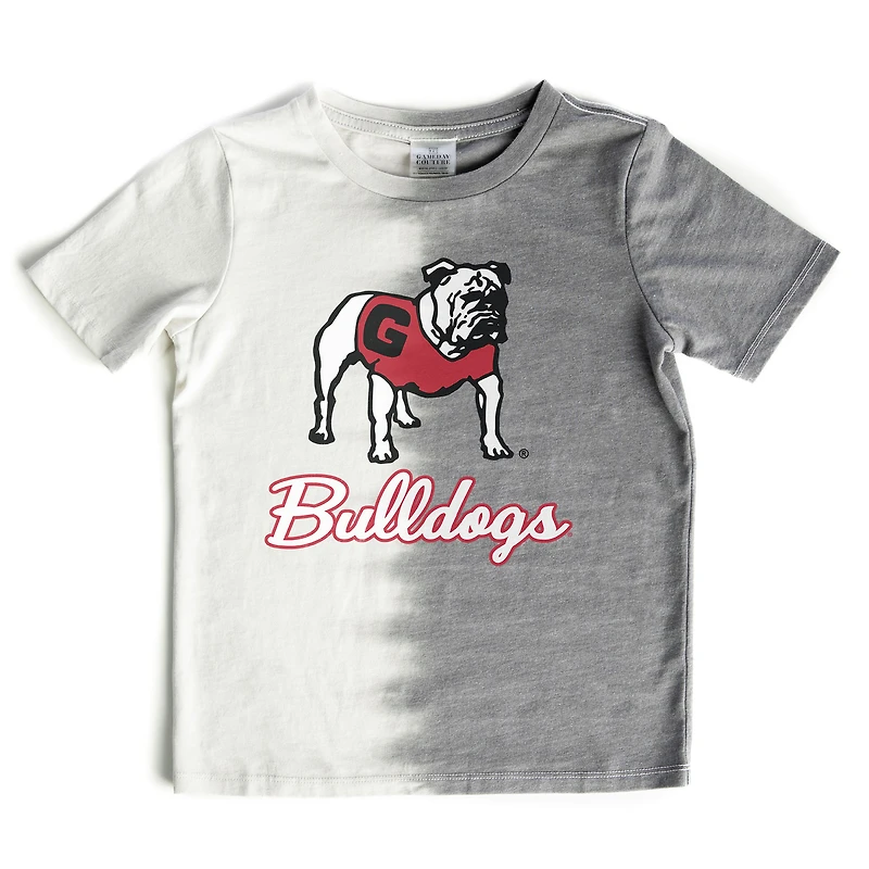 Girls Youth Gameday Couture Gray Georgia Bulldogs Pacesetter T-Shirt