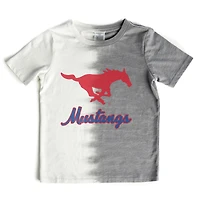 Girls Youth Gameday Couture  Gray SMU Mustangs Pacesetter T-Shirt