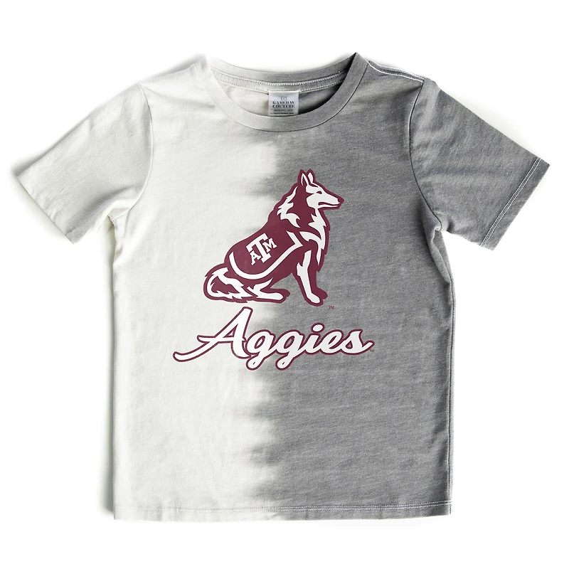 Girls Youth Gameday Couture Gray Texas A&M Aggies Pacesetter T-Shirt