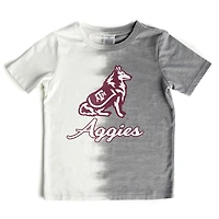 Girls Youth Gameday Couture  Gray Texas A&M Aggies Pacesetter T-Shirt