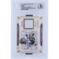Limited Edition of 25 Rookie Card: Trevor Lawrence Jacksonville Jaguars Autographed 2021 Panini Timeless Treasures Jersey Prime Relic Beckett Fanatics Witnessed Authenticated