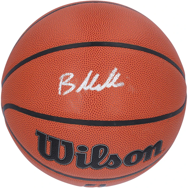 Brandon Miller Charlotte Hornets Autographed Wilson 2023 NBA Draft Authentic Series Indoor/Outdoor Basketball