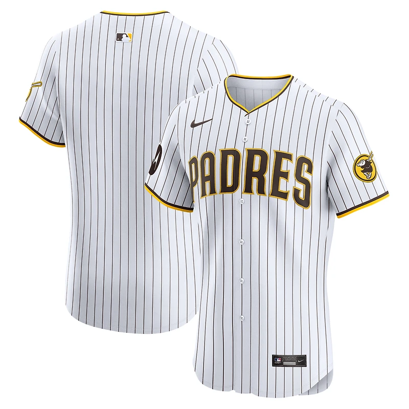 Men's Nike White San Diego Padres Home Elite Patch Jersey