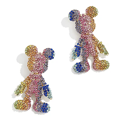 Women's BaubleBar Mickey Mouse Rainbow 3D Earrings