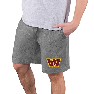 Men's Concepts Sport Charcoal Washington Commanders Quest Knit Jam Shorts