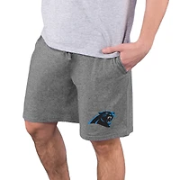 Men's Concepts Sport  Charcoal Carolina Panthers Quest Knit Jam Shorts